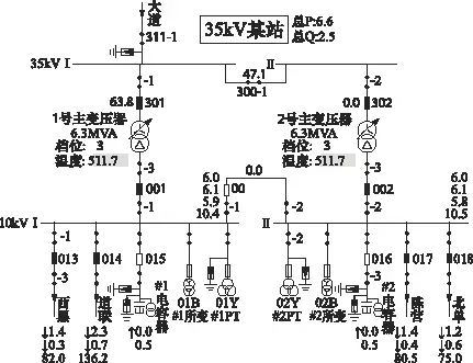 单母线分段接线10kv图片